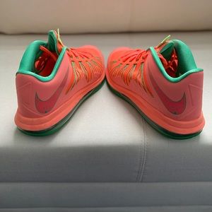 Nike Lebron James X Low Watermelon/Mango Sneakers